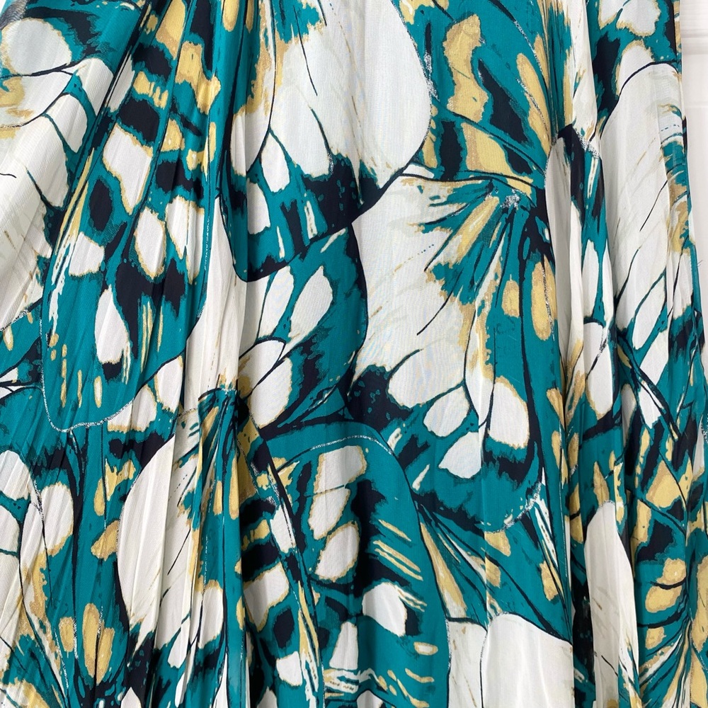 Anthropologie Circular Butterfly Print Skirt - Picture 8 of 10